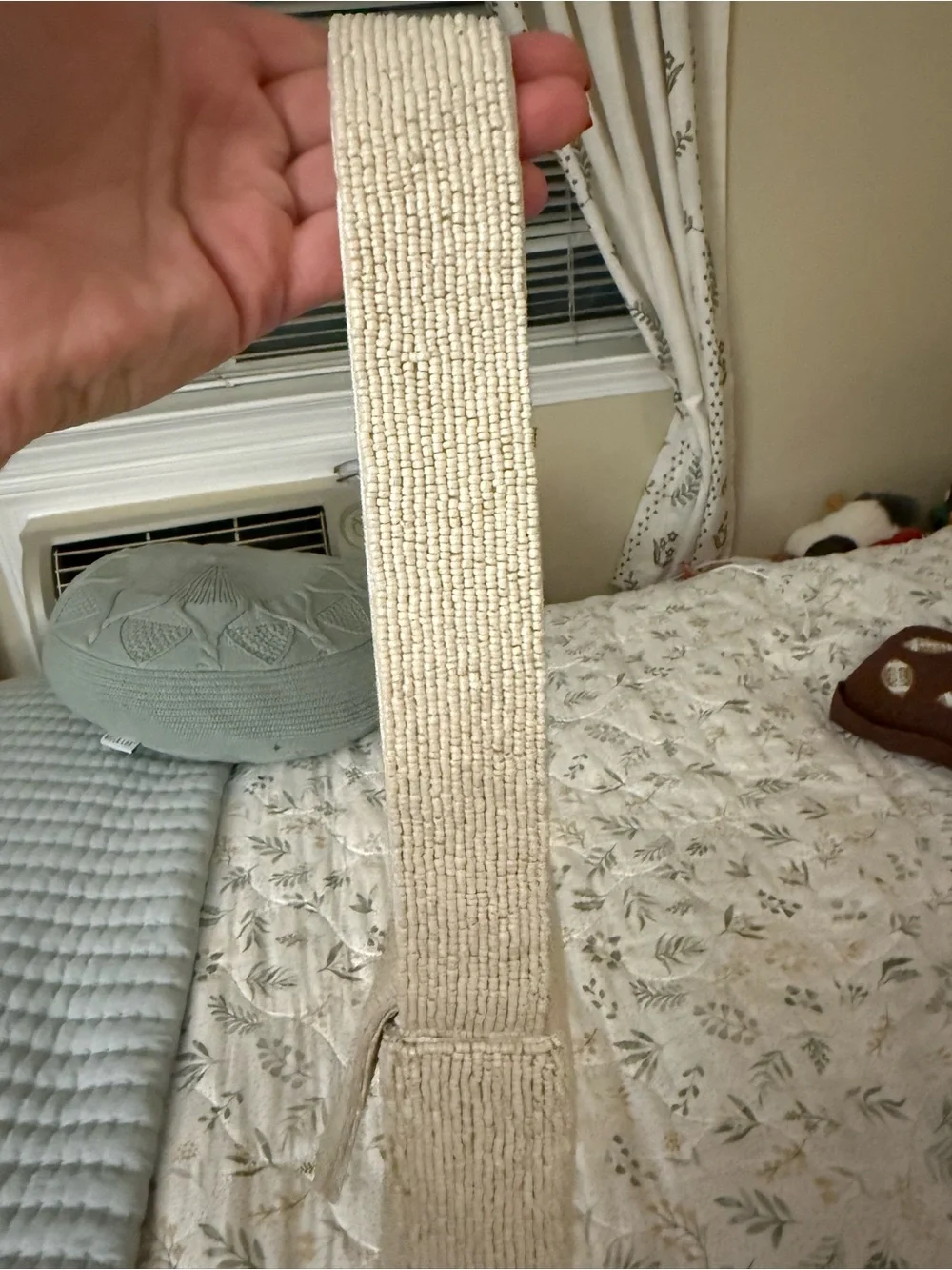 Viral Fall Cream BeadedBag with Floral Cowgirl Boots